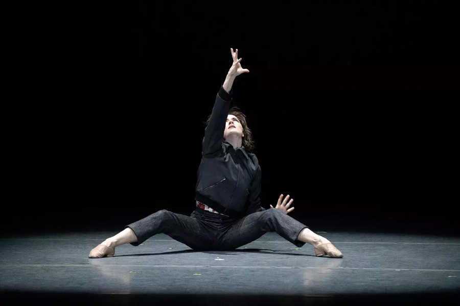 Ballet Dancer on floor