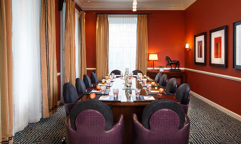 Boardroom at the Kimpton Hotel Monaco Washington DC - Light-filled boardroom in DC's Penn Quarter - Chinatown neighborhood