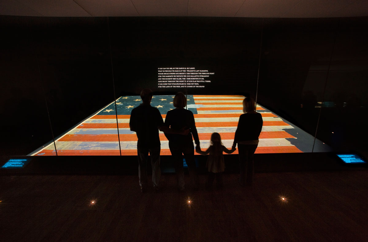 Star Spangled Banner Exhibit at Smithsonian National Museum of American History - Washington, DC